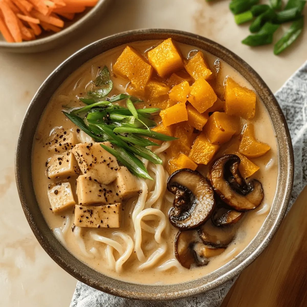 Creamy Miso Udon with Butternut Squash for Cozy Nights