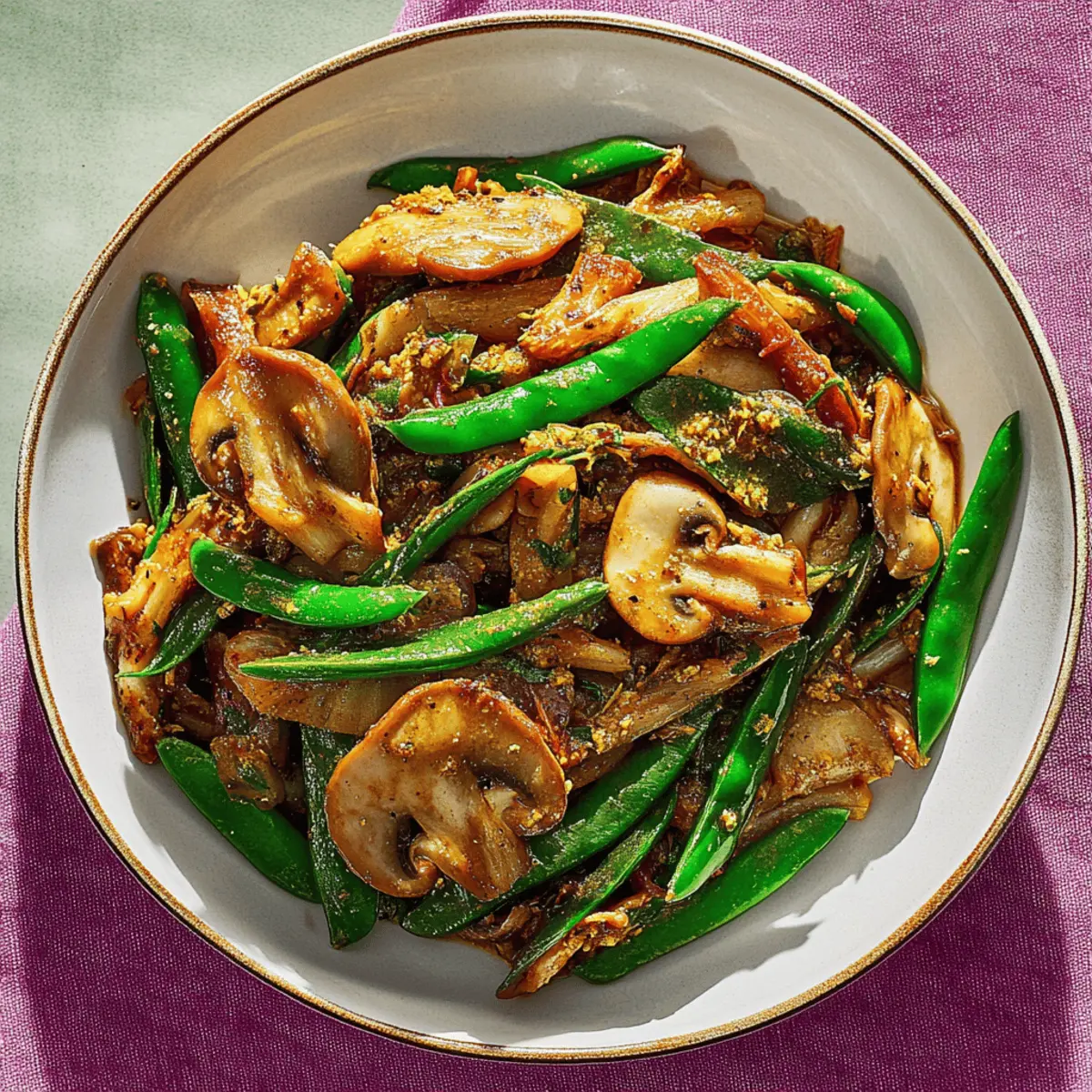 Zesty Spicy Oyster Mushroom and Lemongrass Stir-Fry Magic