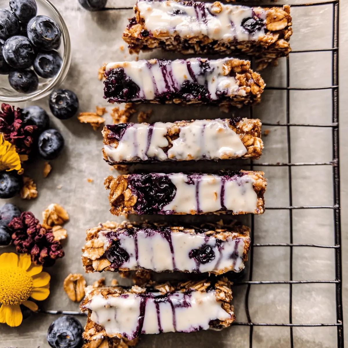 Chewy Blueberry Yogurt Granola Bars for Your Snack Cravings