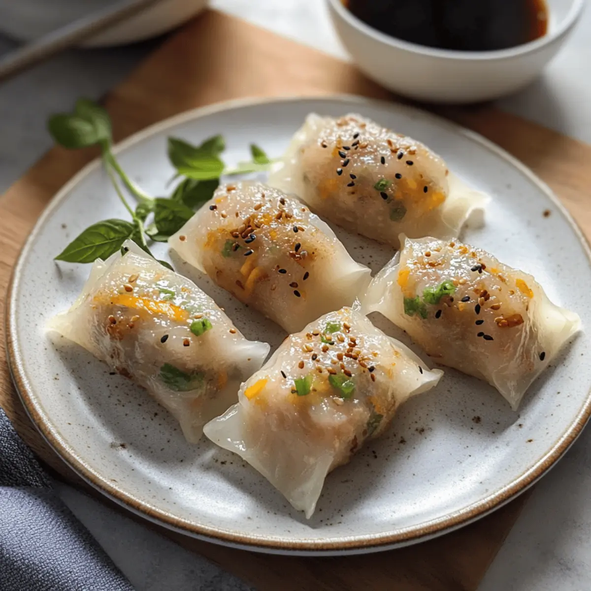 Miso Vegetable Rice Paper Dumplings for a Flavorful Bite