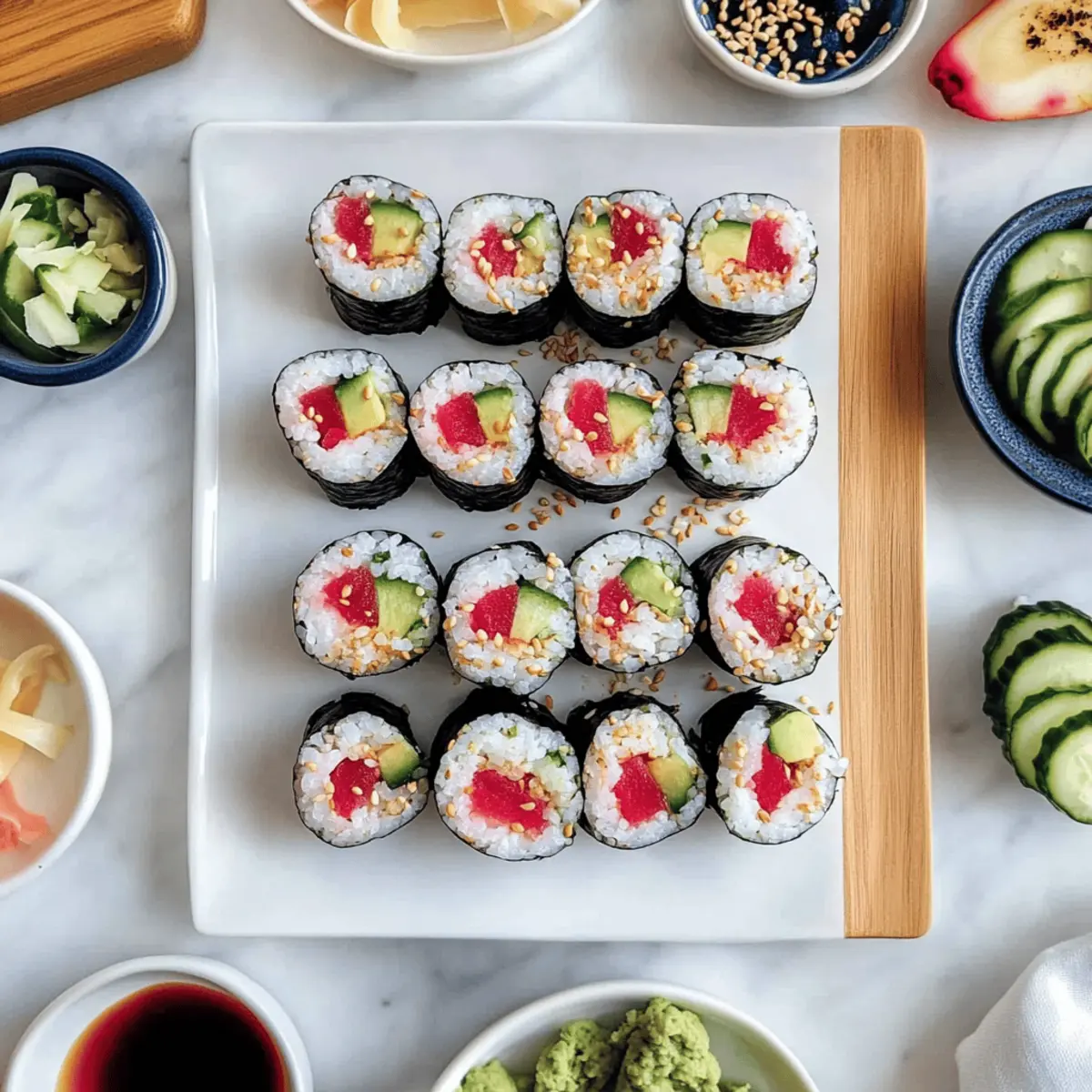 Vegan Sushi Delight: Colorful Chioggia Beet Rolls to Impress