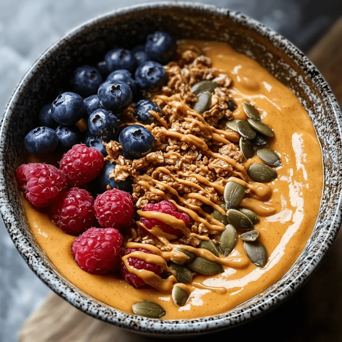 Peanut Butter Pumpkin Bowl: Your Quick Vegan Breakfast Bliss