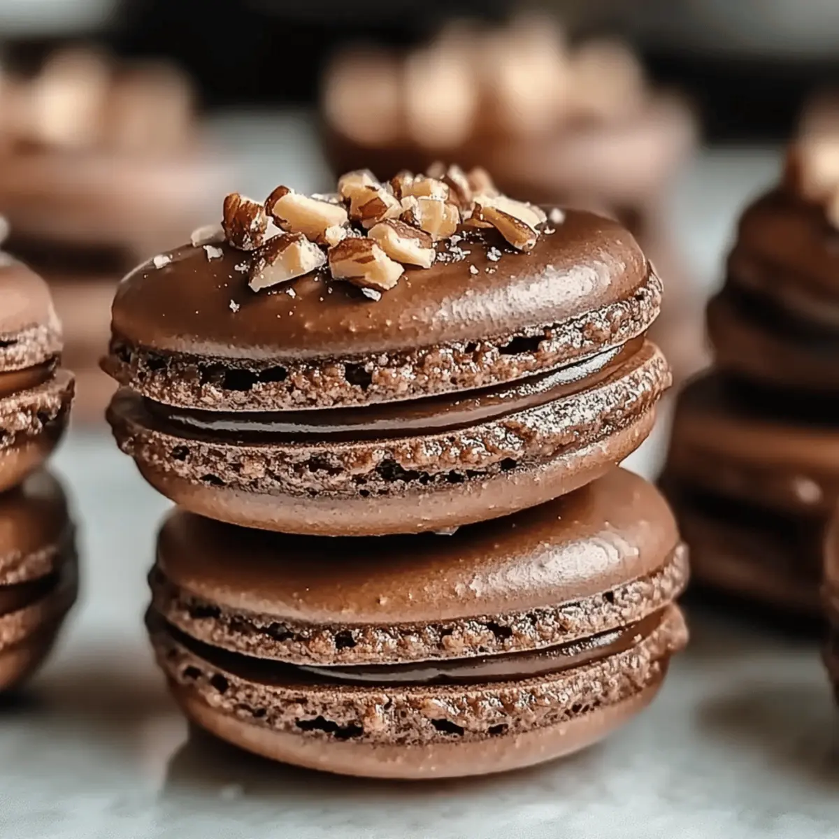 Ferrero Rocher Macaron - A Decadent Chocolate Dream