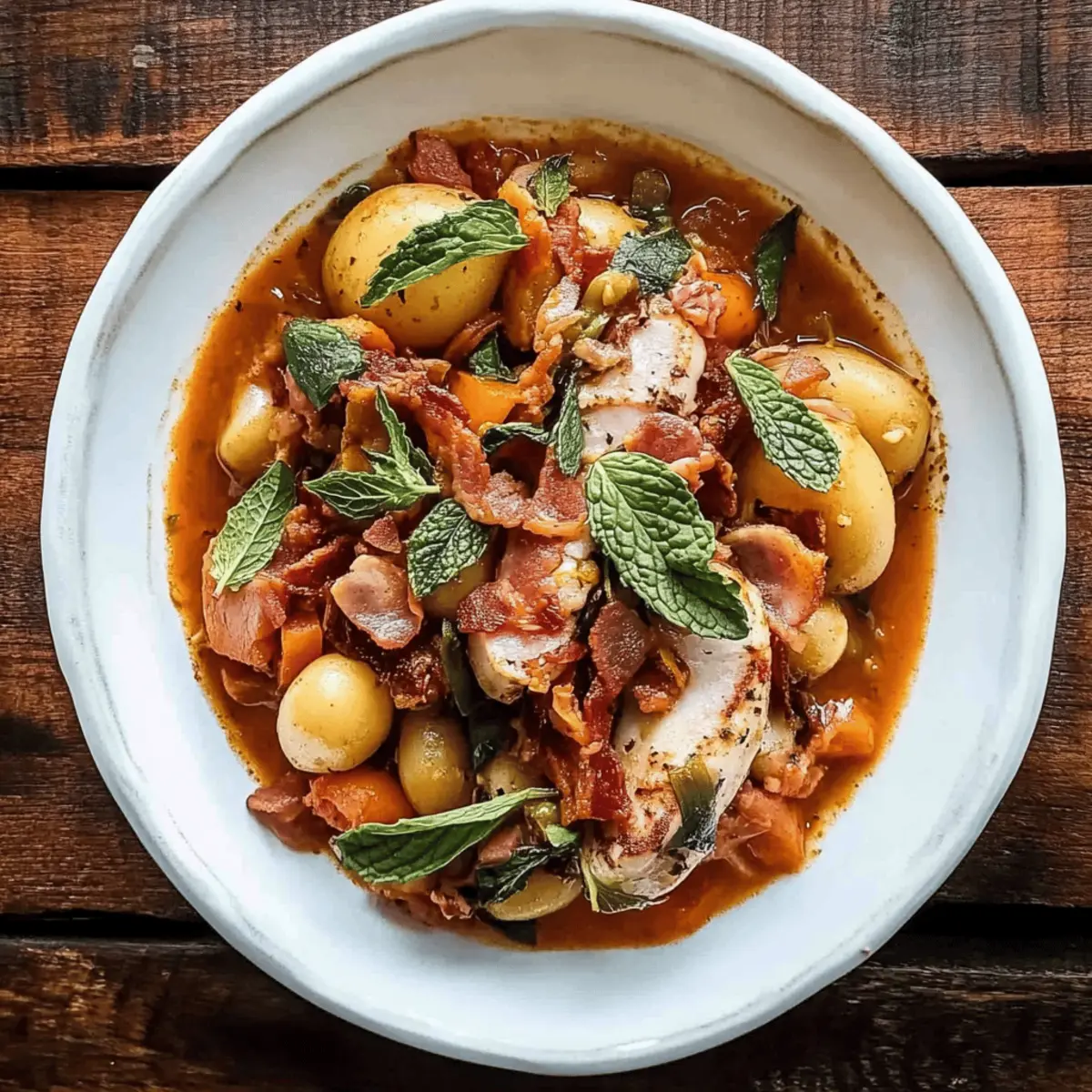 Savory Runner Bean Stew & Roasted Monkfish for Cozy Nights