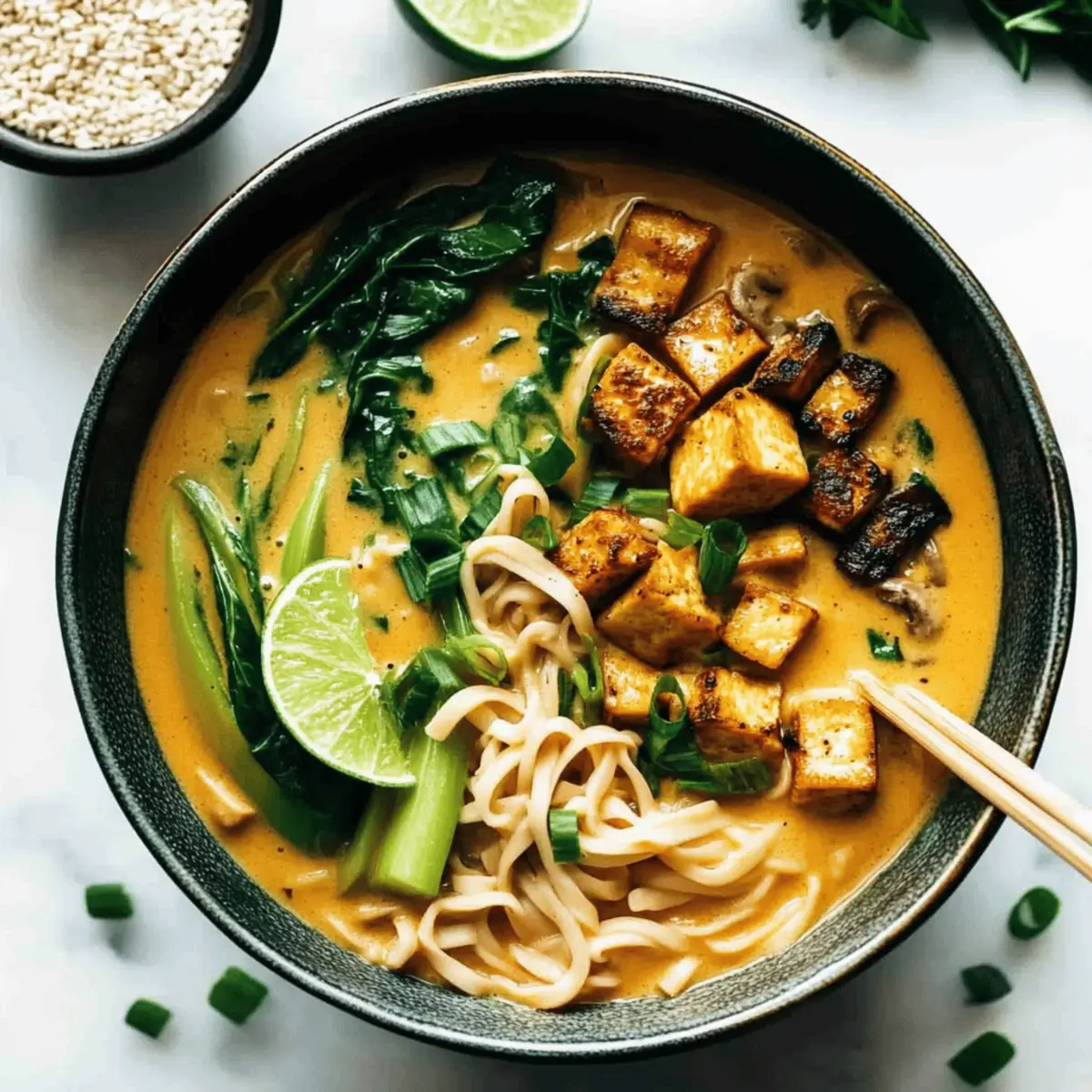 Cozy Coconut Curry Ramen in Minutes for a Healthy Dinner