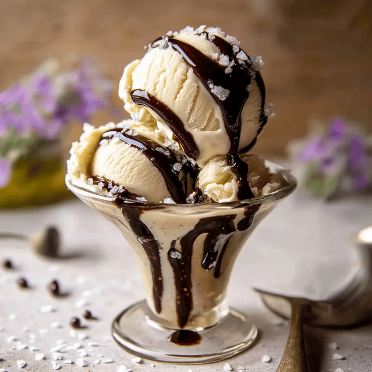 Creamy No Churn Vanilla Bean Olive Oil Ice Cream Bliss