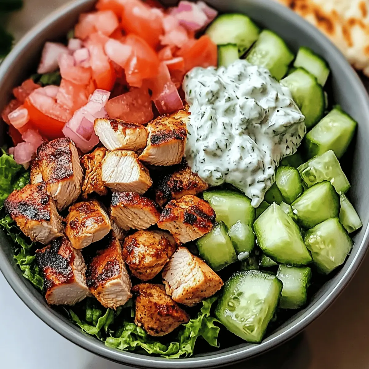 Chicken Gyro Bowls with Tzatziki Sauce That Everyone Will Love