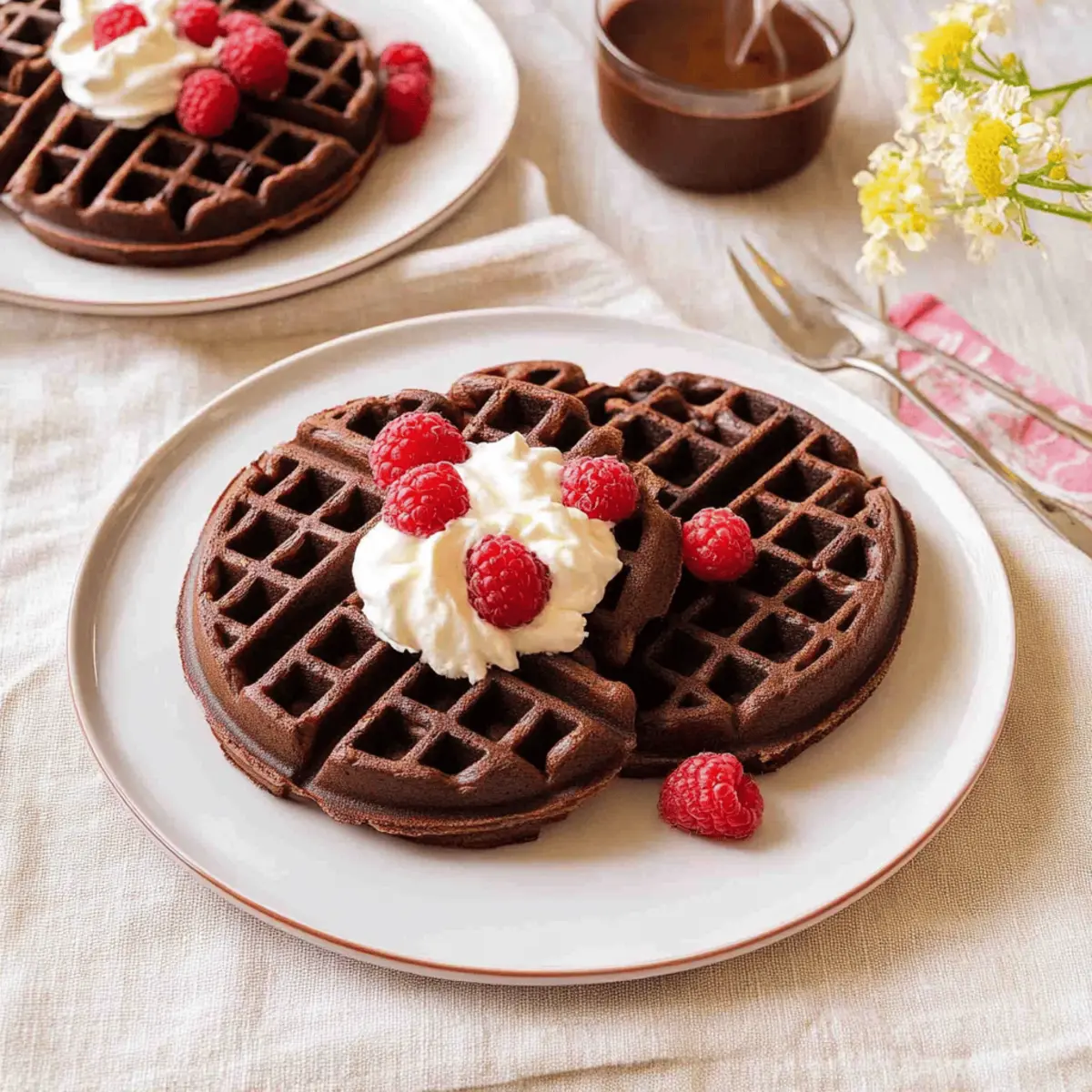 Irresistible Chocolate Waffles for a Sweet Morning Treat