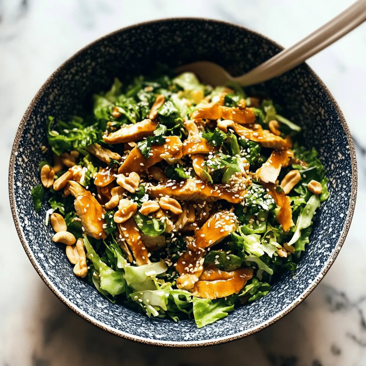 Delicious Napa Chicken Salad with Sesame Dressing for Meal Prep