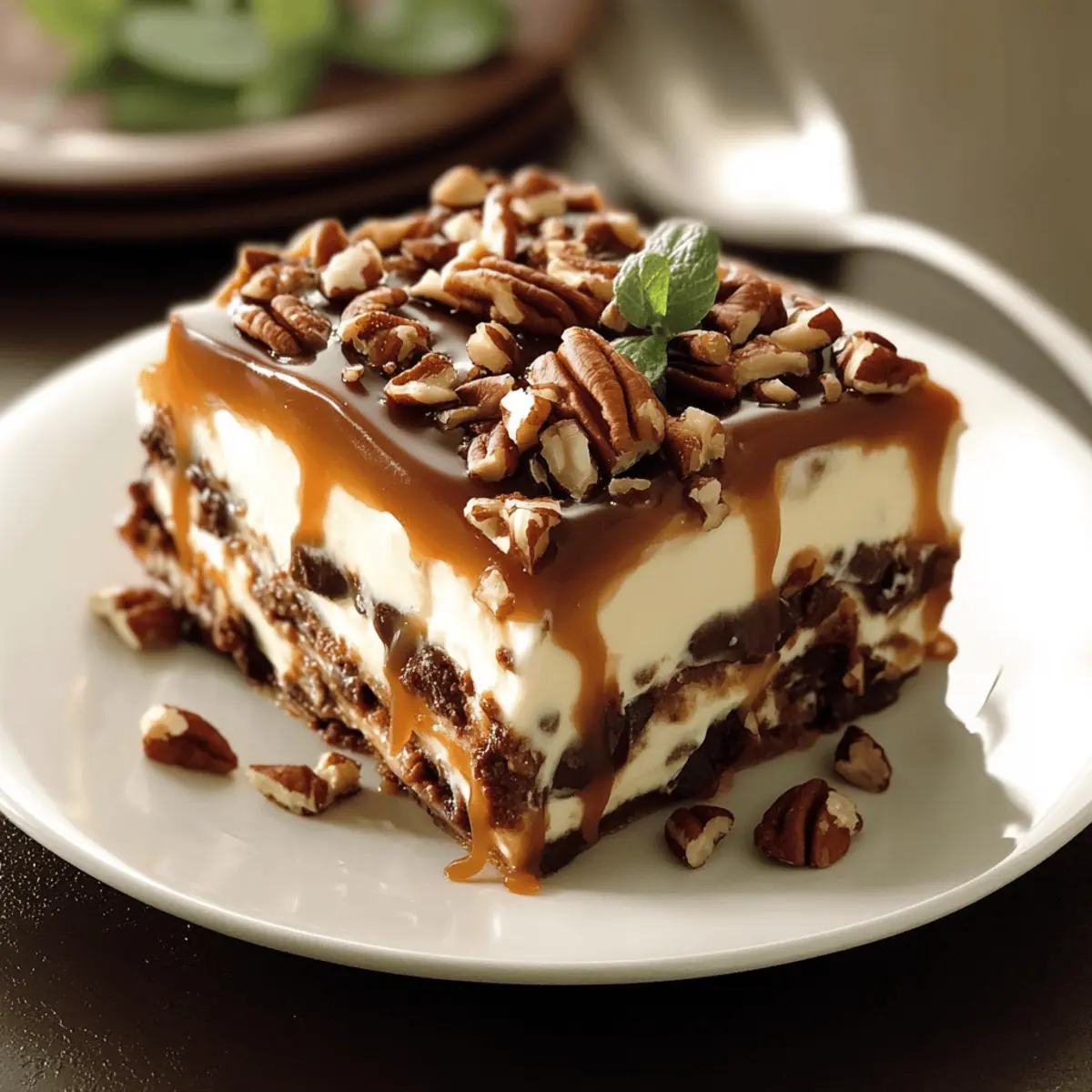 Turtle Lasagna Dessert: An Irresistible No-Bake Treat