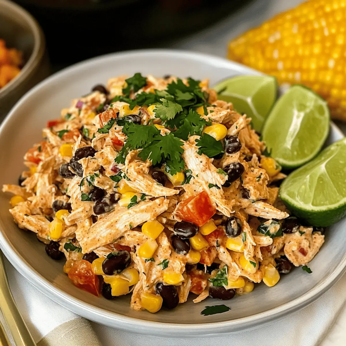 Southwestern Chicken Salad: Creamy, No-Mayo Goodness