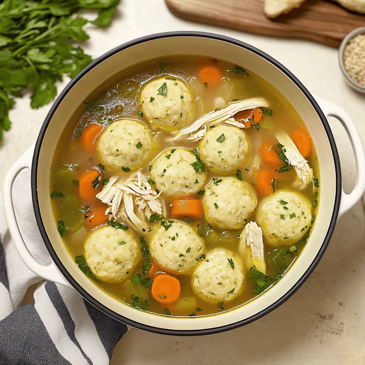 Cozy Up with Homemade Matzo Ball Soup for Comfort
