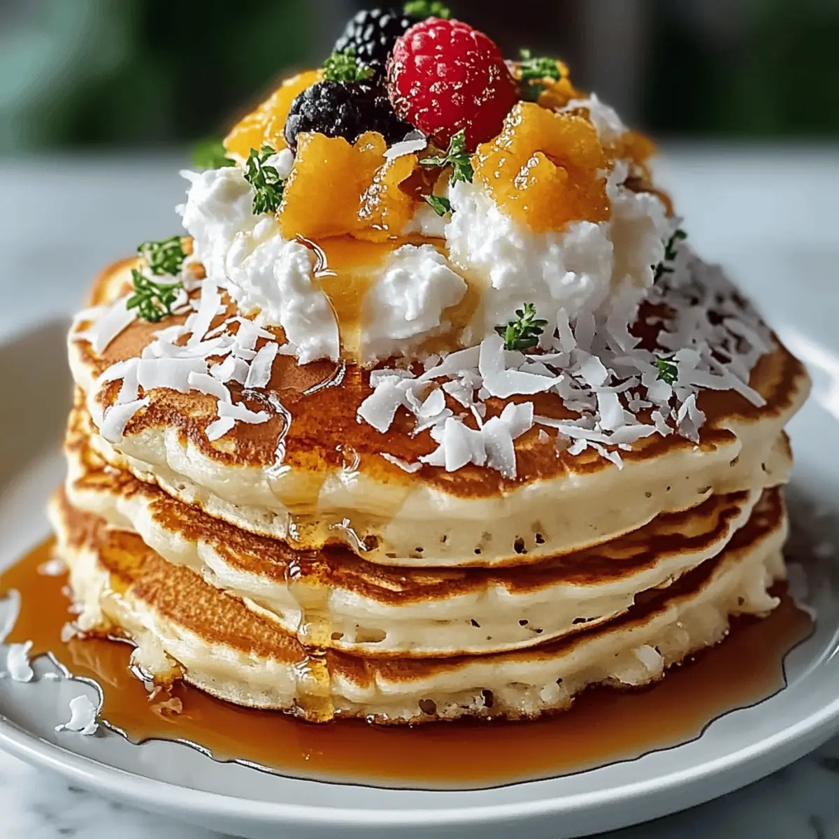 Sweet Coconut Cream Pancakes That’ll Brighten Your Morning