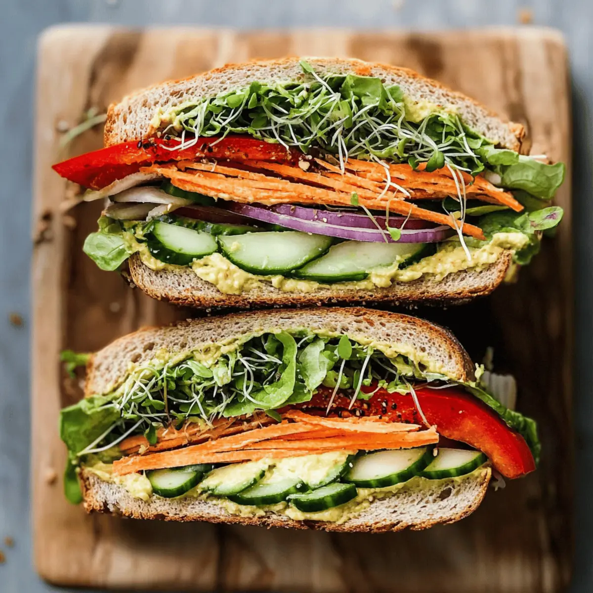 Ultimate Veggie Sandwich: Your Colorful Lunch Upgrade