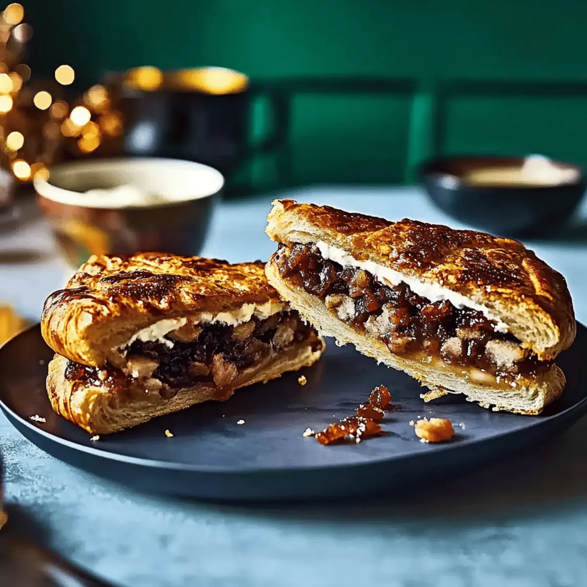Irresistible Croissant Mincemeat Sandwich for Holiday Brunch