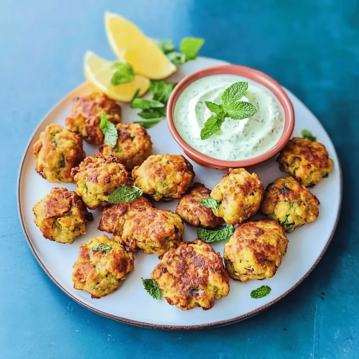 Smoked haddock pakoras