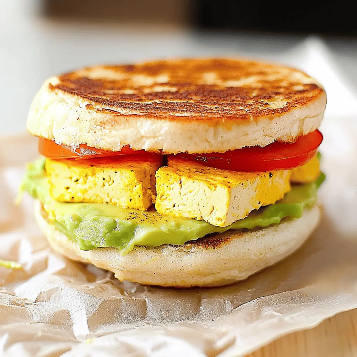 Savory Vegg McMuffin: The Ultimate Vegan Breakfast Delight