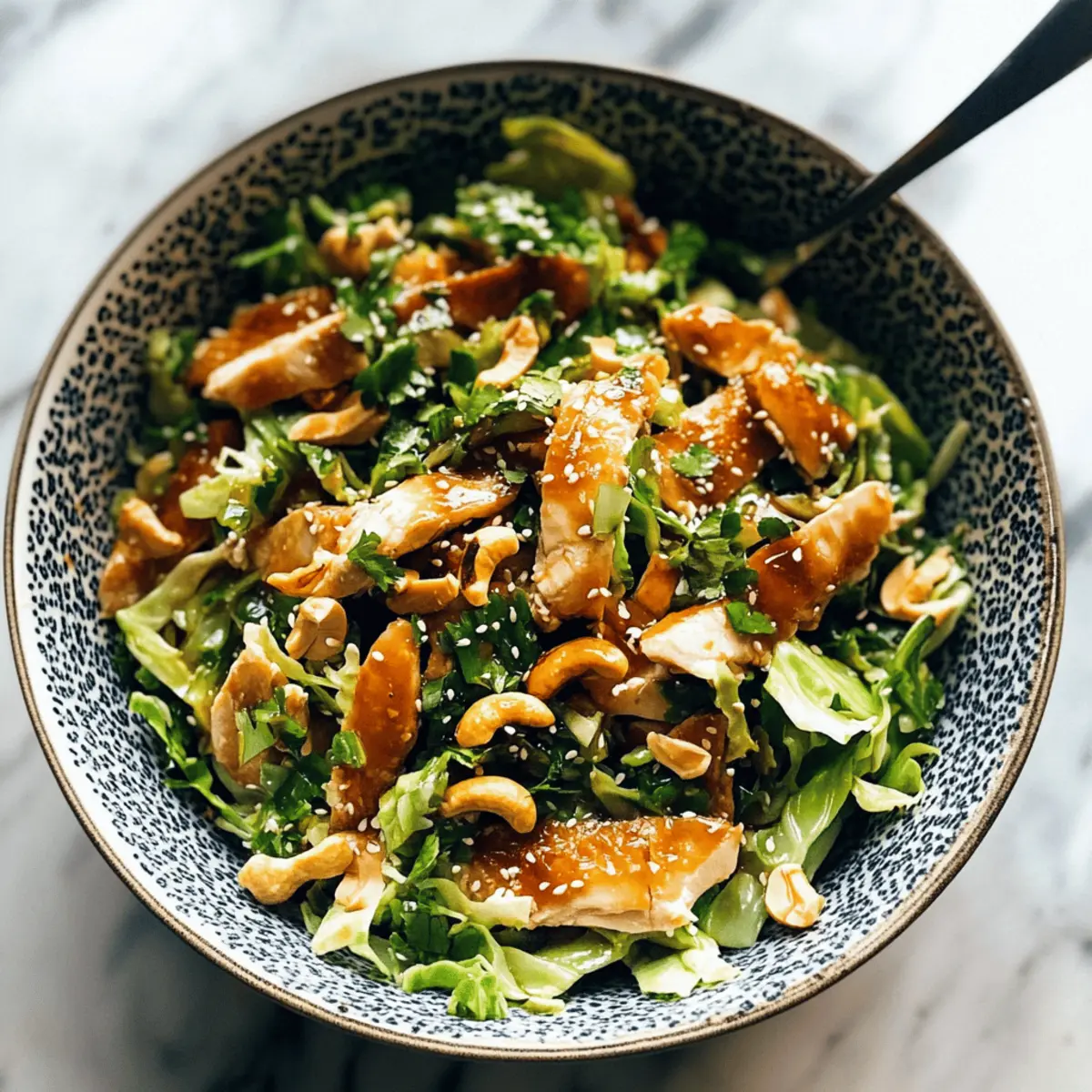 Napa Chicken Salad with Sesame Dressing: A Flavor Explosion