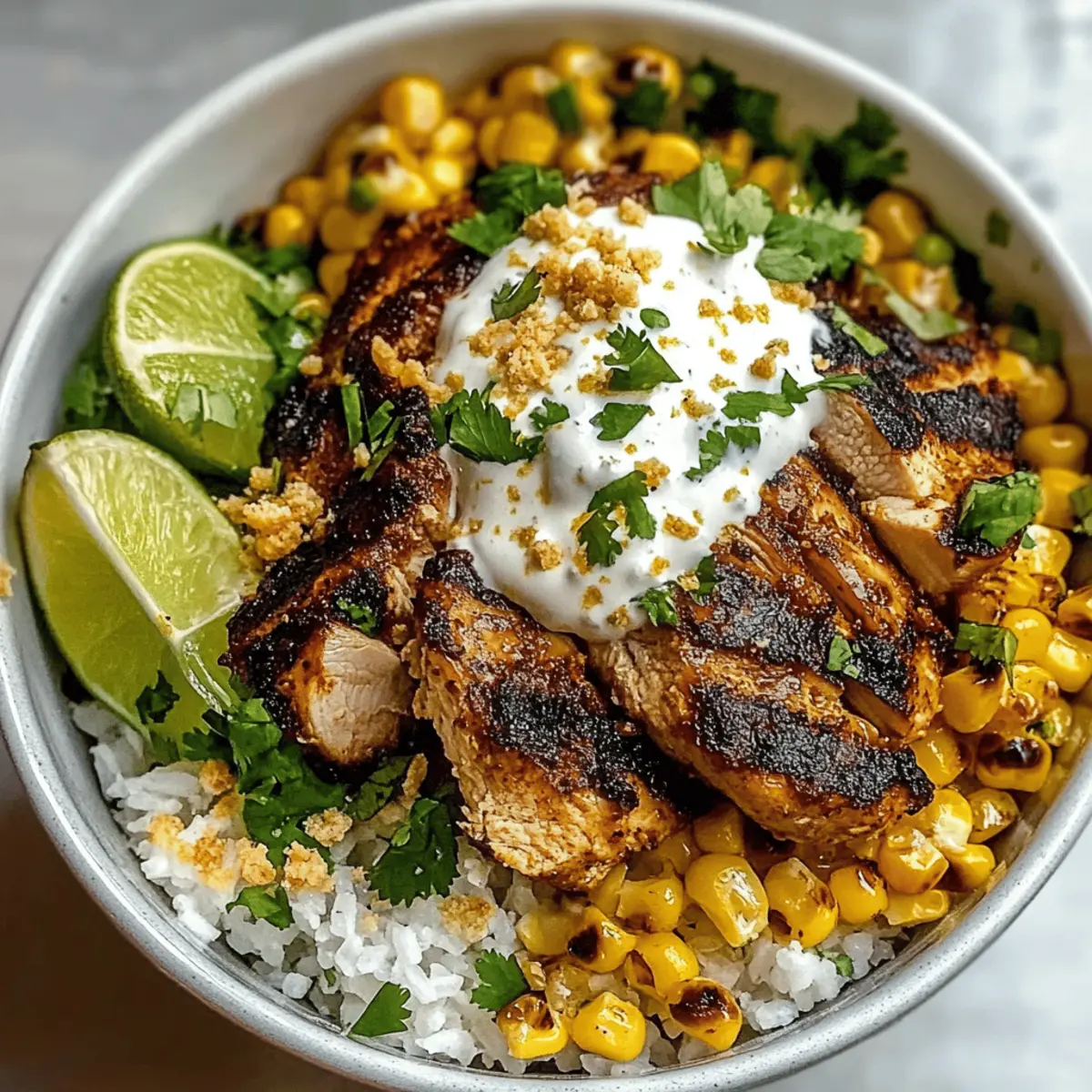 Street Corn Chicken Rice Bowl: A Wholesome Fiesta at Home