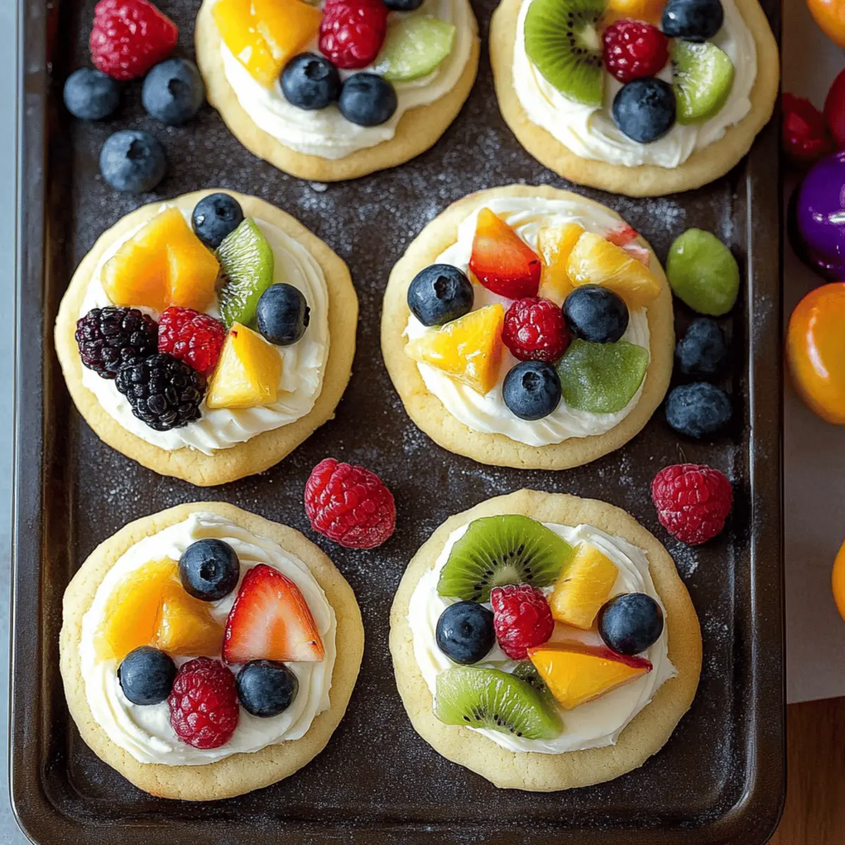Chewy Sugar Cookie Fruit Pizzas that Wow Every Guest