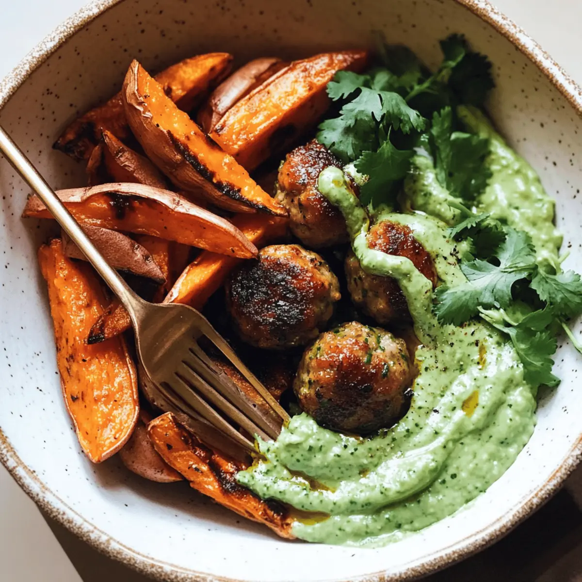 Avocado Mojo Bowls with Sweet Potato and Chicken Delight