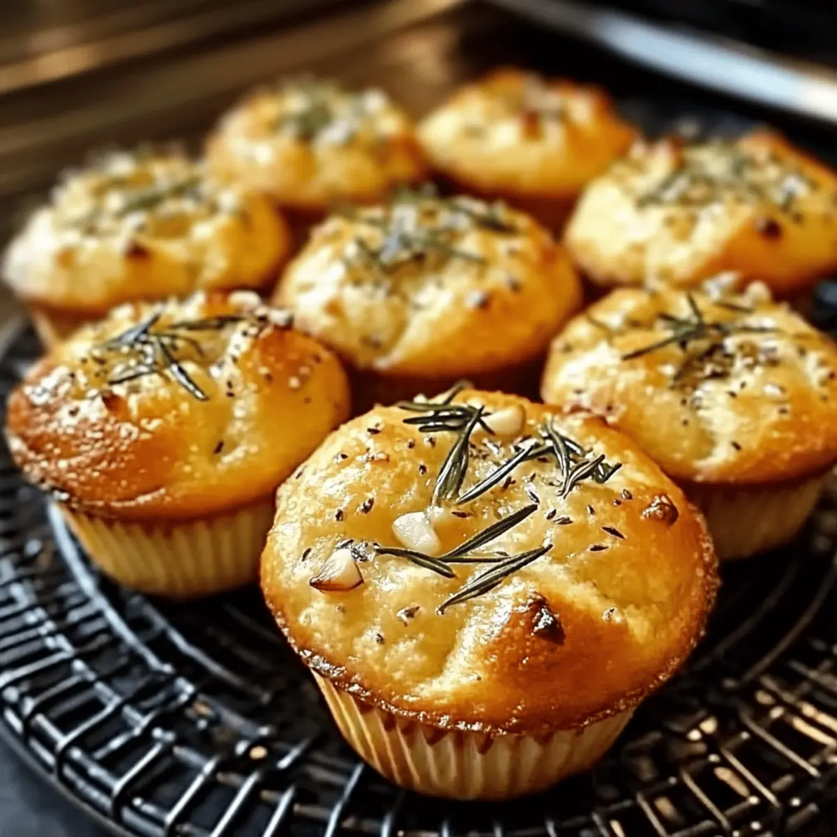 Garlic Rosemary Focaccia Muffins You’ll Crave Daily