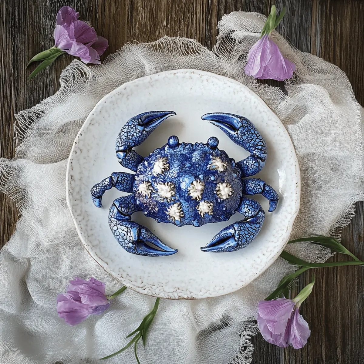 Blue Crab Buns with Clover: A Once in a Blue Moon Treat