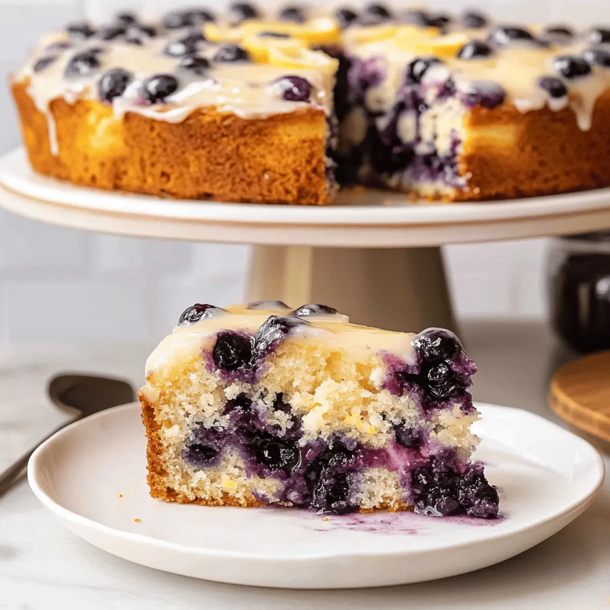 Moist Blueberry Ricotta Cake with Zesty Lemon Twist