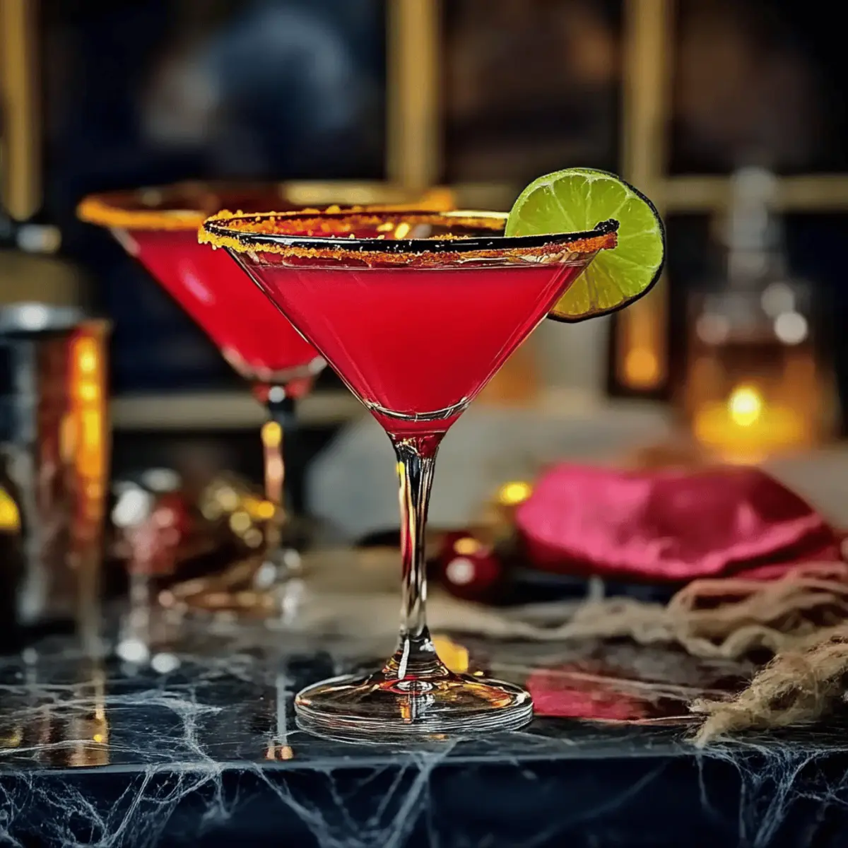 Delicious Cherry Sour Cocktail for Spooky Celebrations