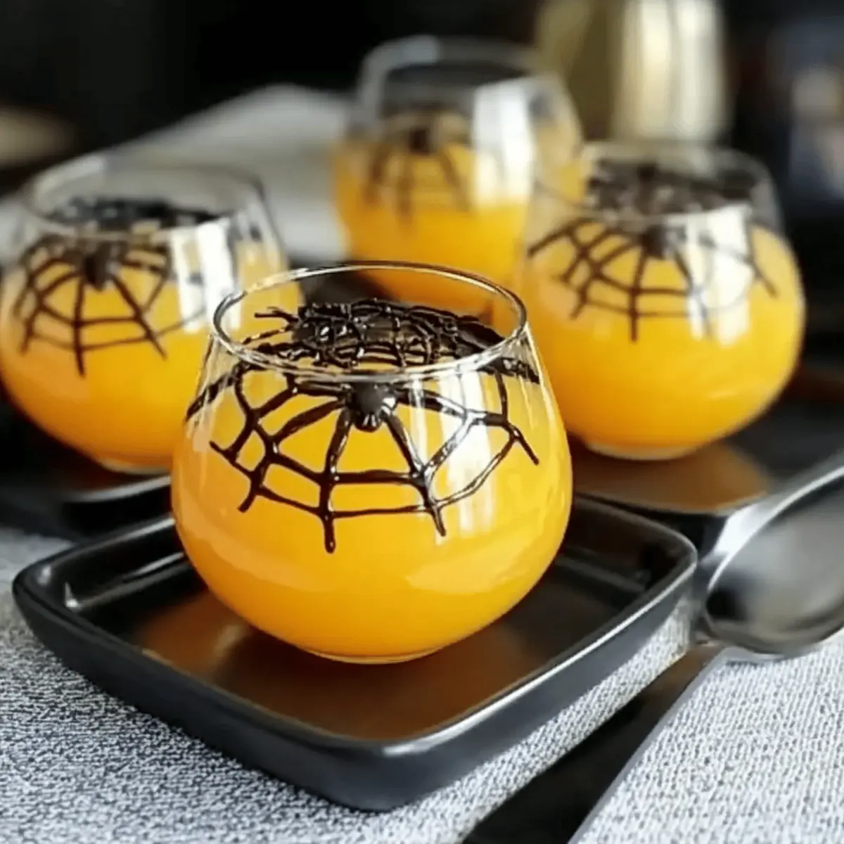 Chocolate orange spider jellies lregci