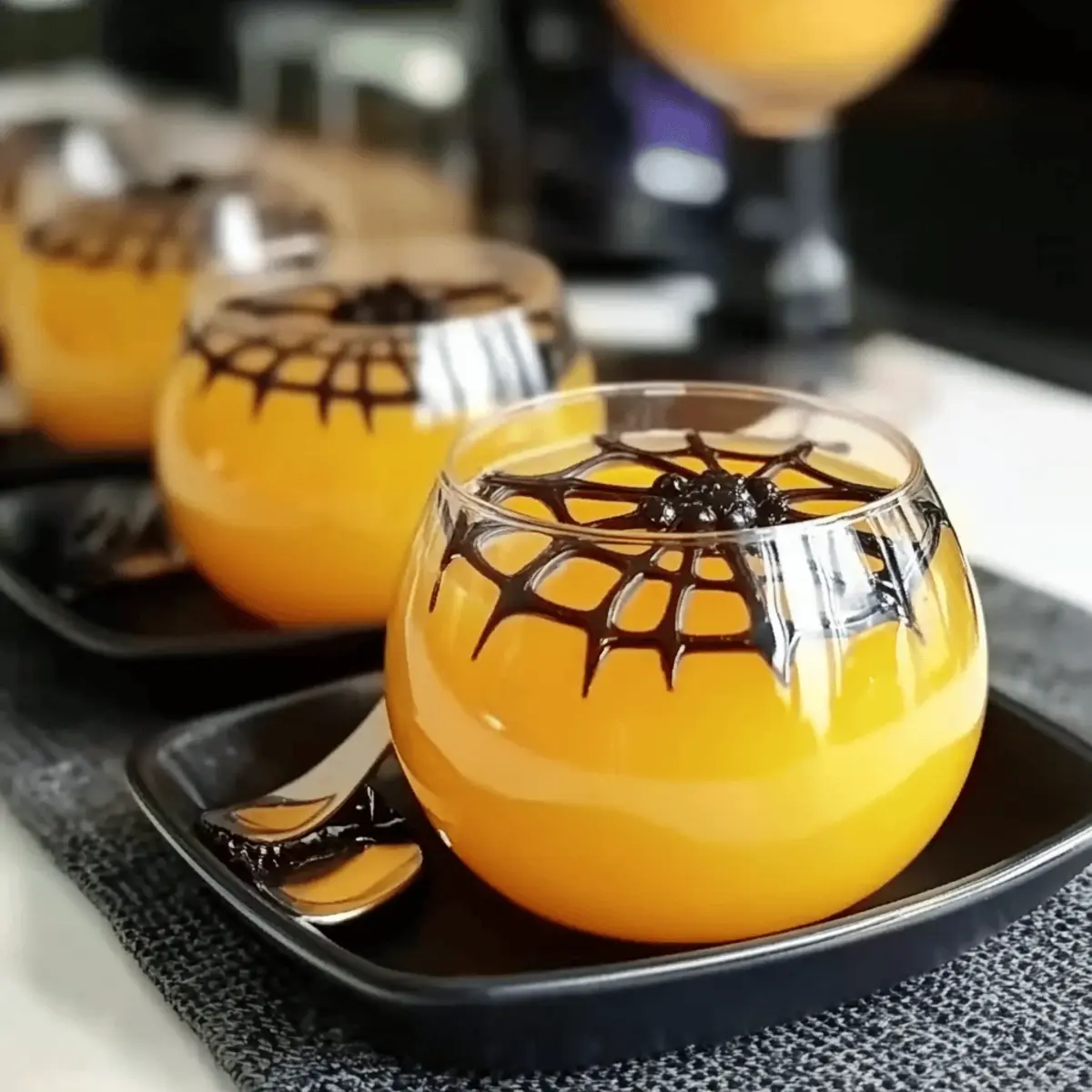 Chocolate orange spider jellies mqflpa
