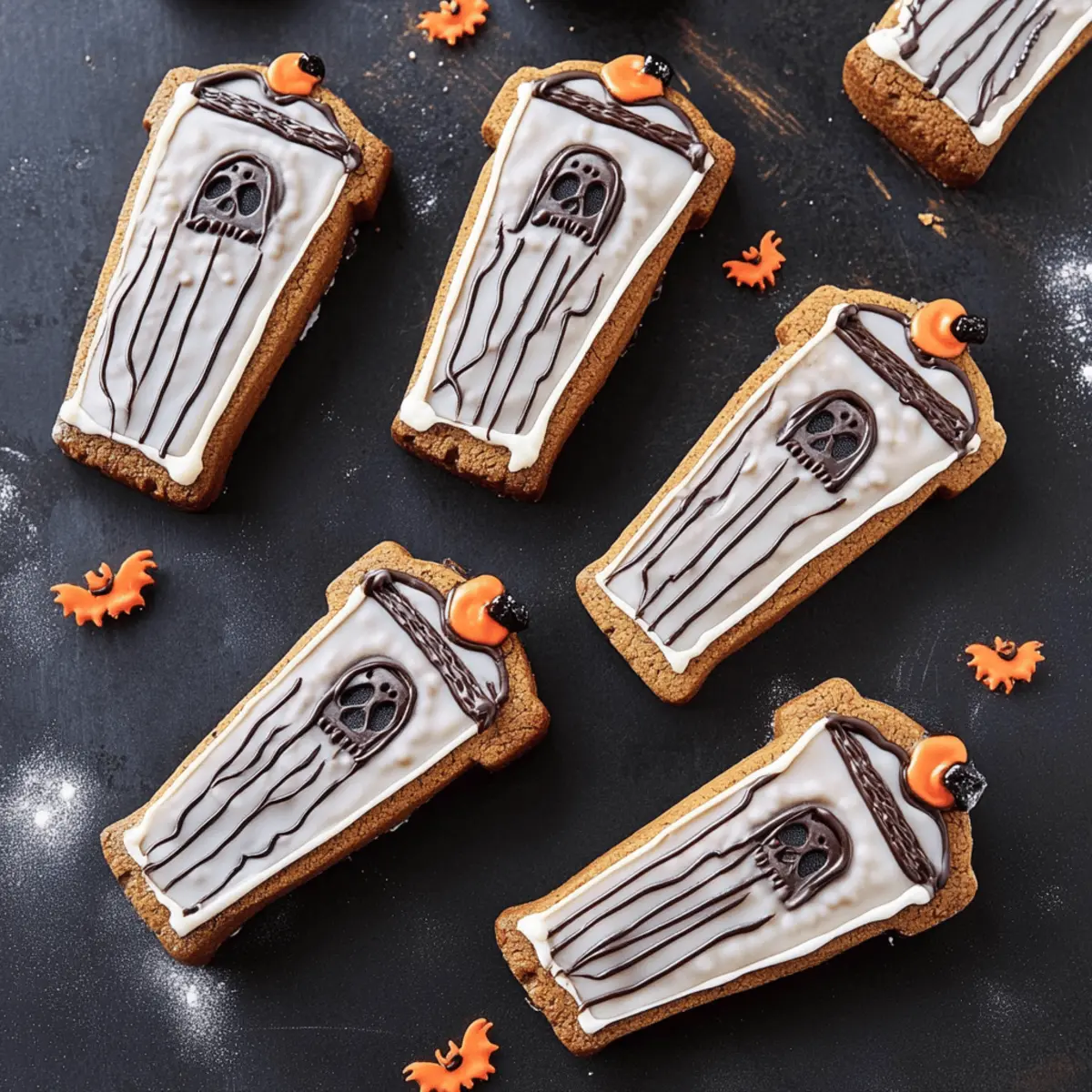Coffin Sandwich Cookies That Make Halloween Spooktacular!