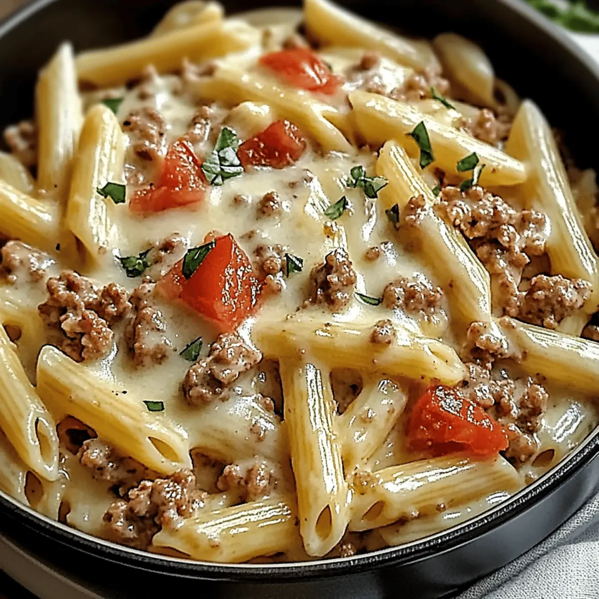 Creamy Rotel Pasta with Ground Beef for Cozy Weeknight Dinners
