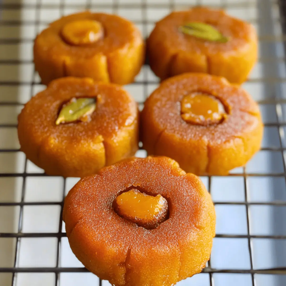 Crispy Pumpkin Mochi Cakes rwymut