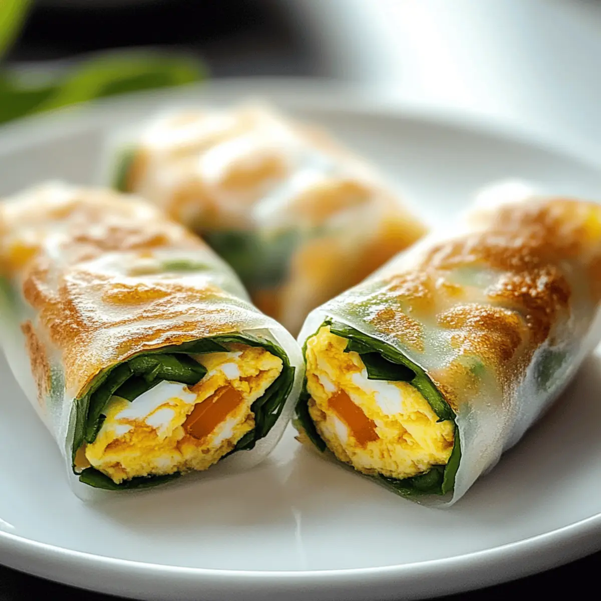 Crispy Rice Paper Egg Wraps efhy2p