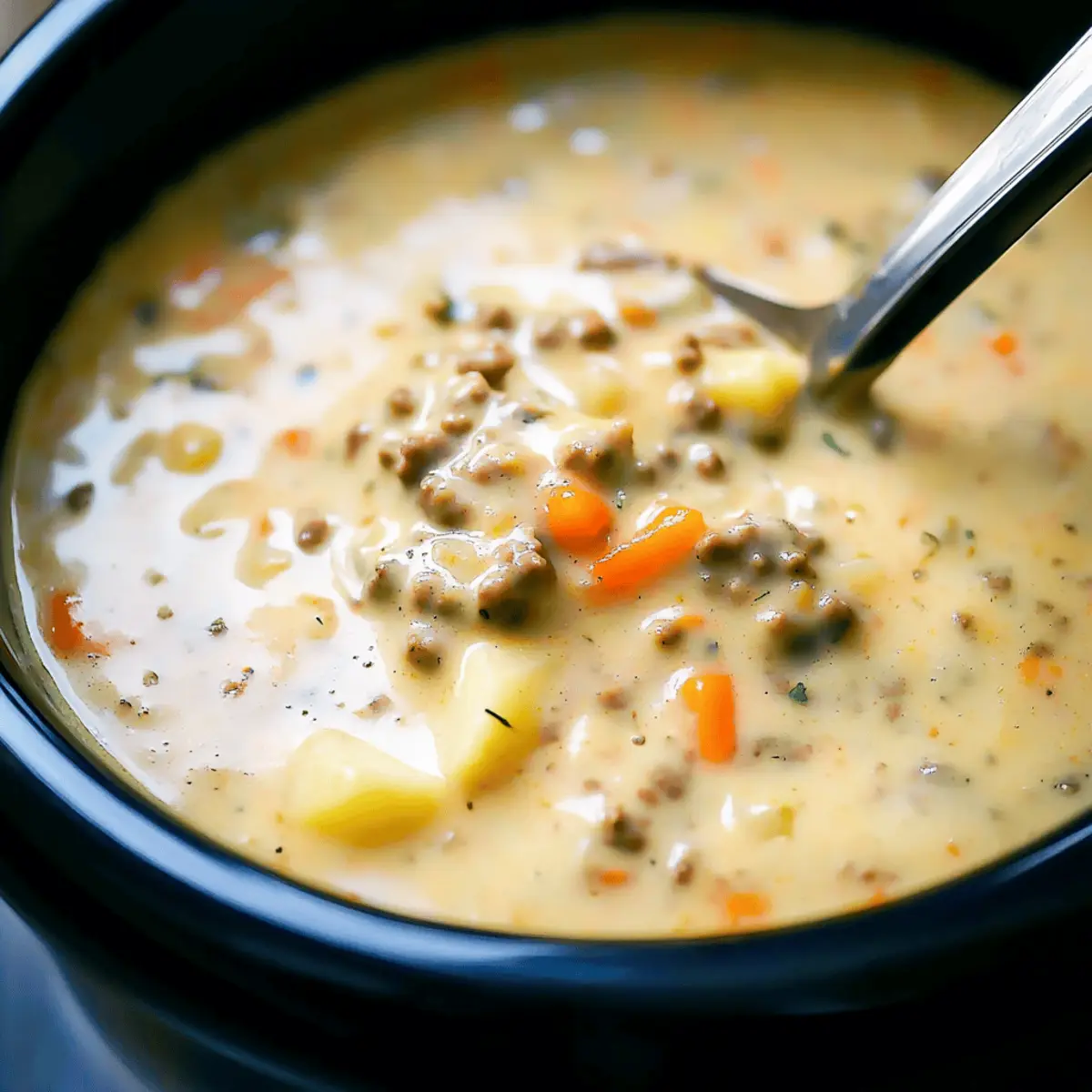 Crock Pot Cheeseburger Soup: Warm, Creamy Comfort in a Bowl
