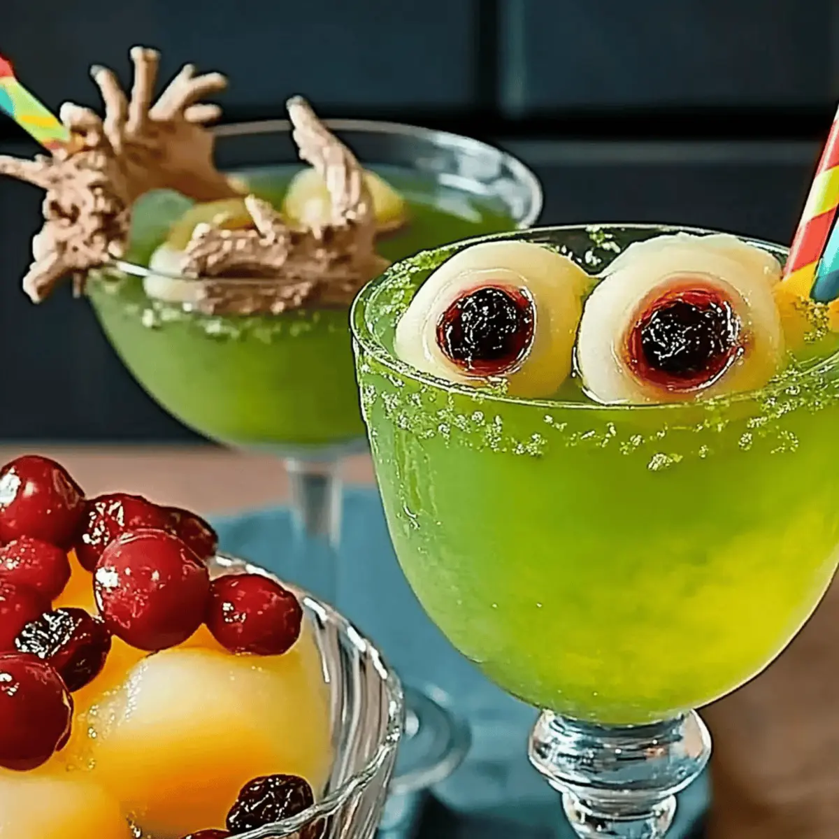 Spook Up Your Halloween with Eyeball Snot-Tail Mocktail