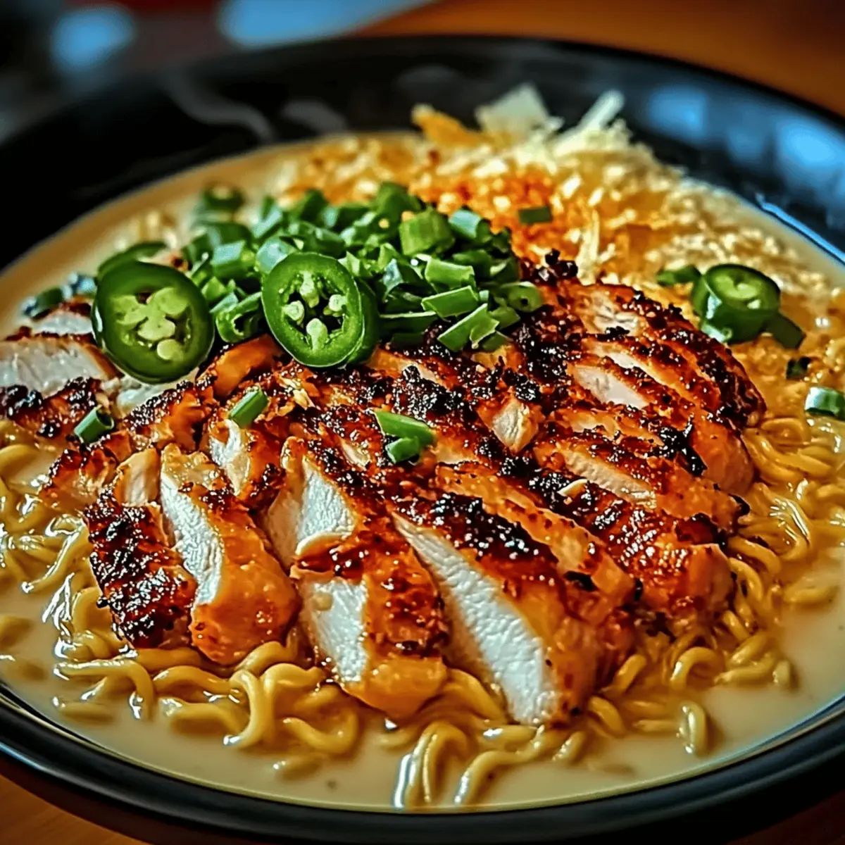 Fiery Chicken Ramen: Comforting Heat in Every Bite