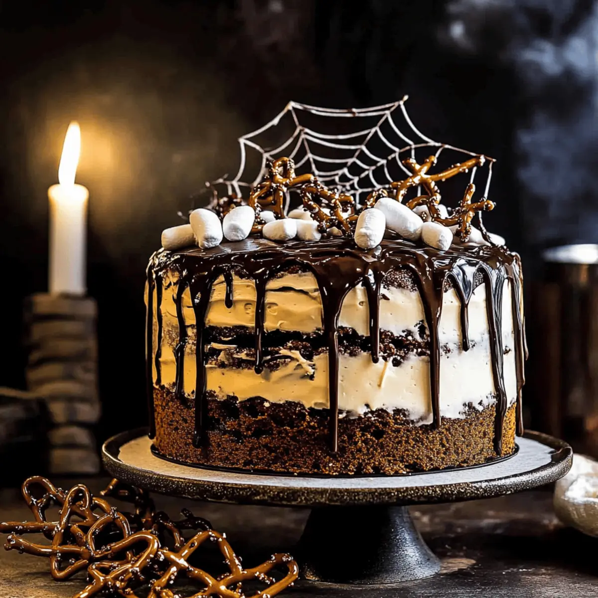 Forbidden Forest Chocolate Butterbeer Cake. agu0pb