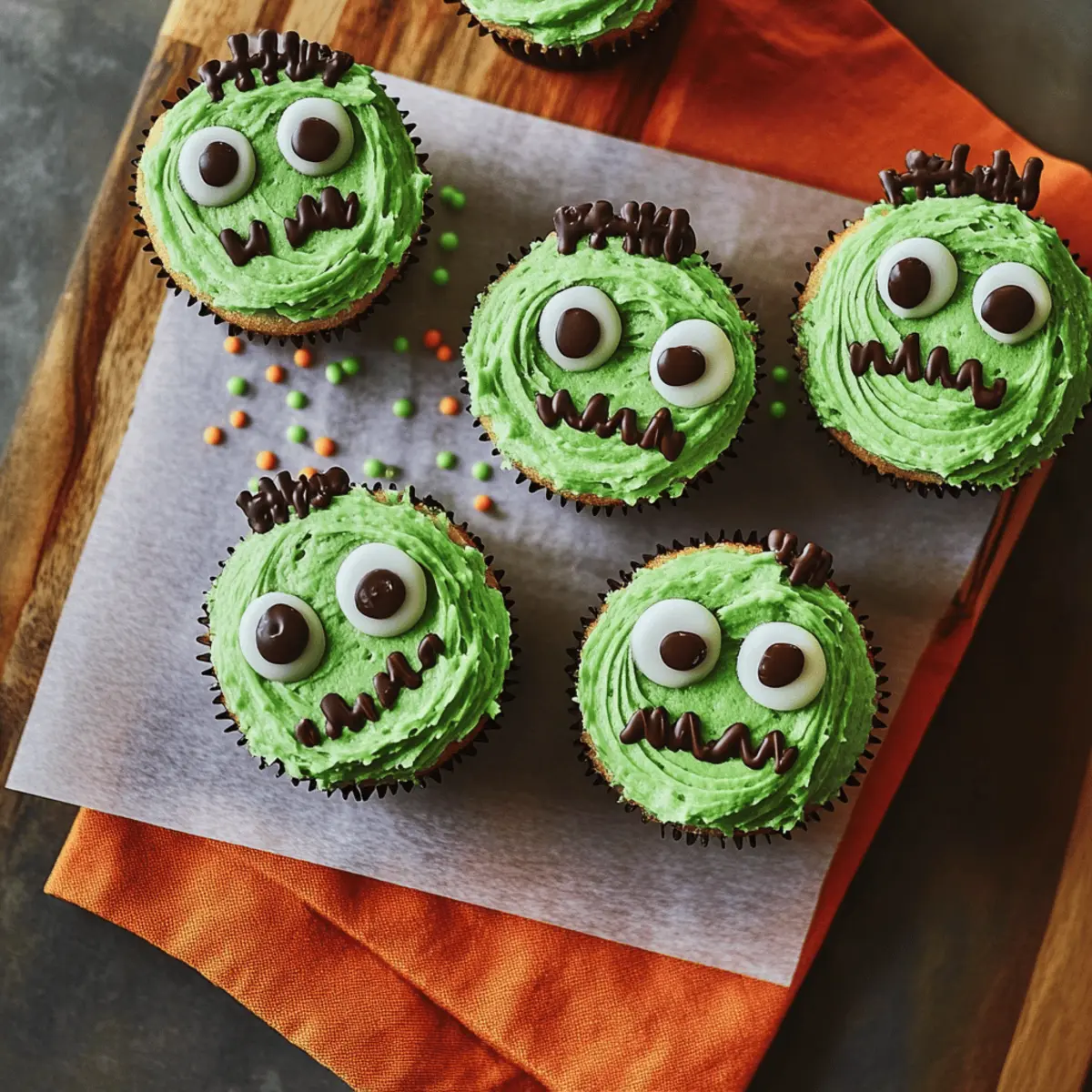 Frankenstein Cupcakes That Bring Fun to Halloween Baking
