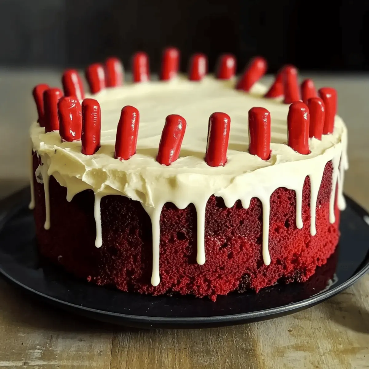 Freaky finger red velvet cake yjz88z