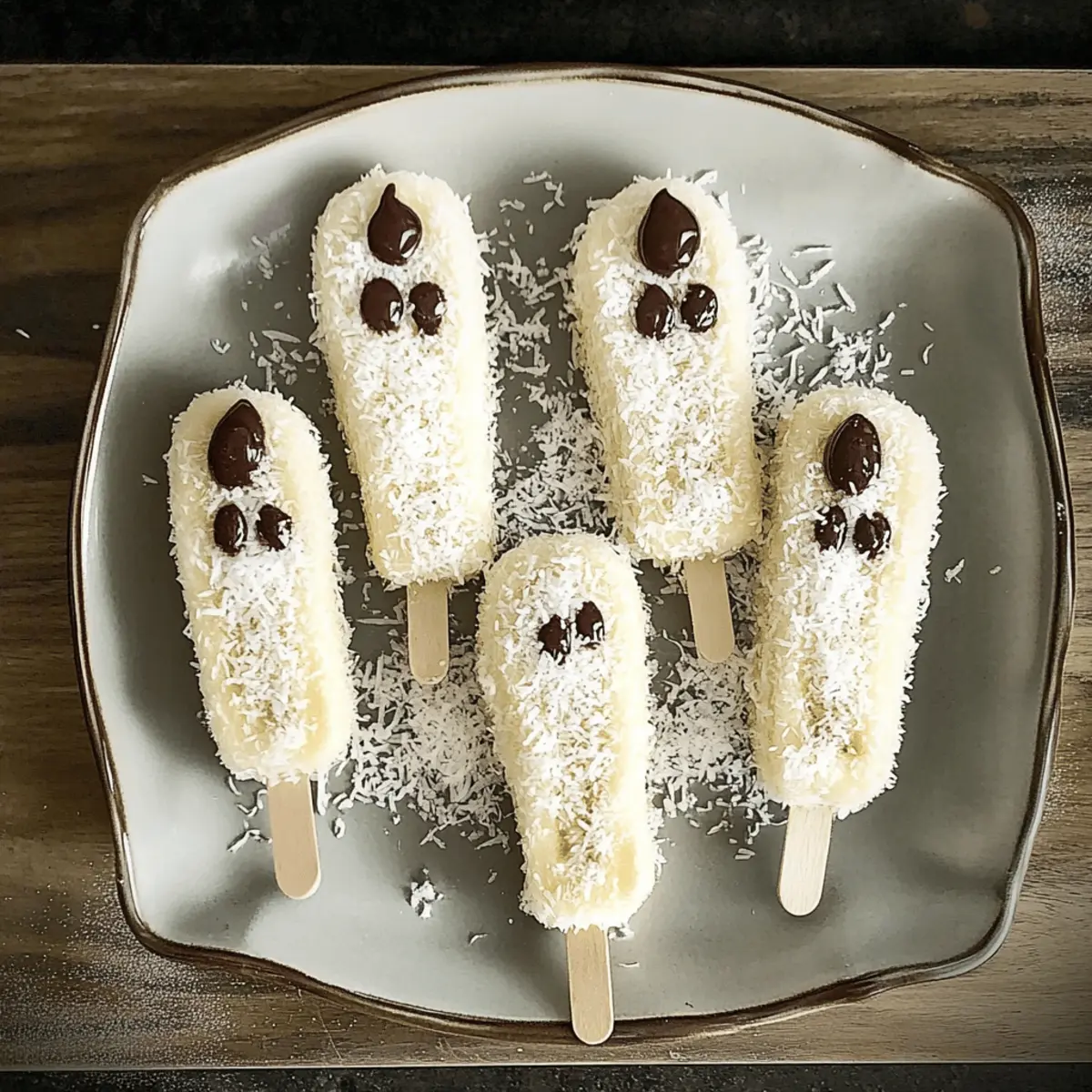 Frozen Banana Ghosts - Spooky Treats to Haunt Your Halloween