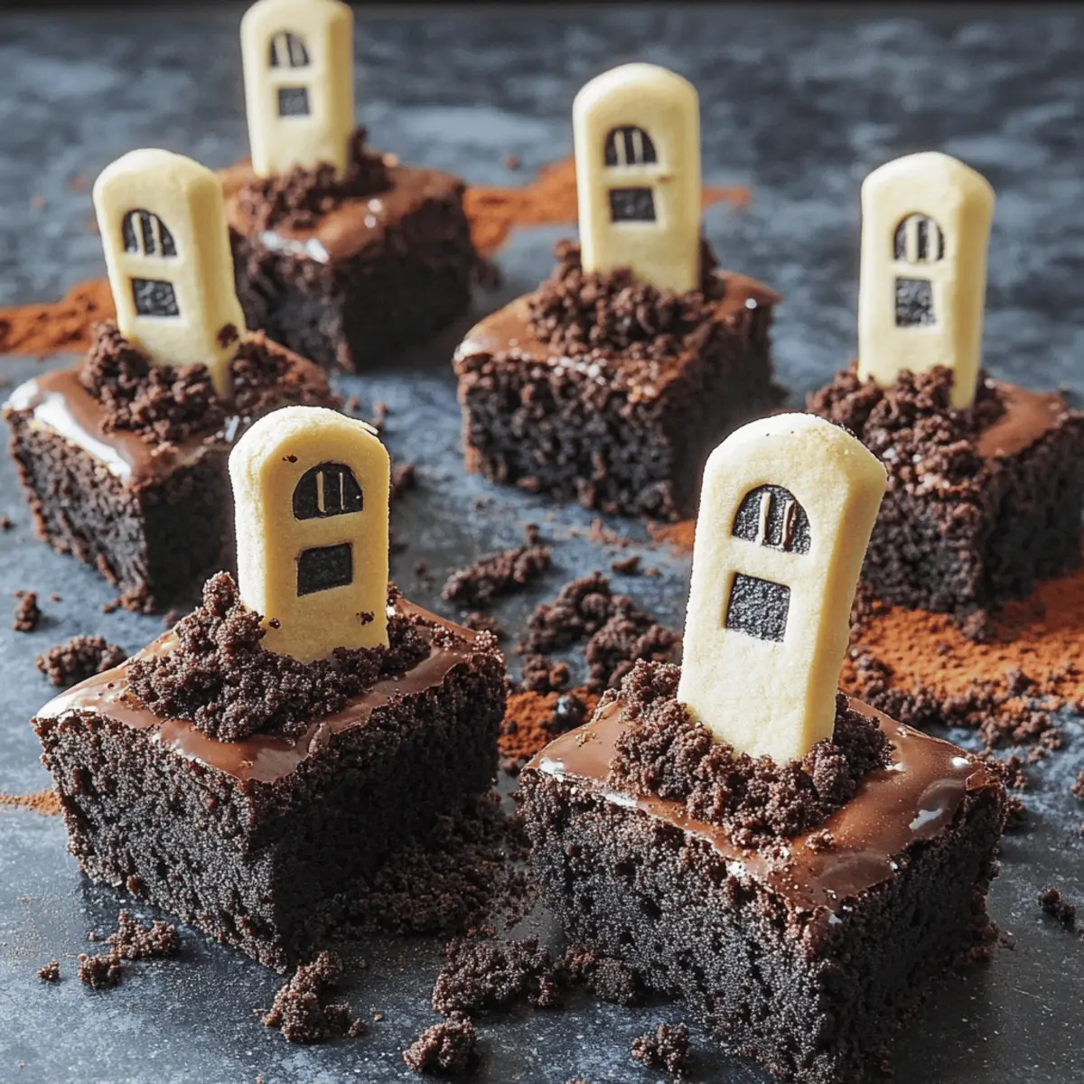 Graveyard Brownies zt22ho