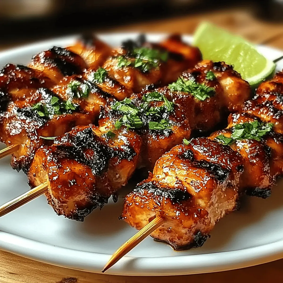 Grilled Thai Coconut Chicken Skewers zw2jnk