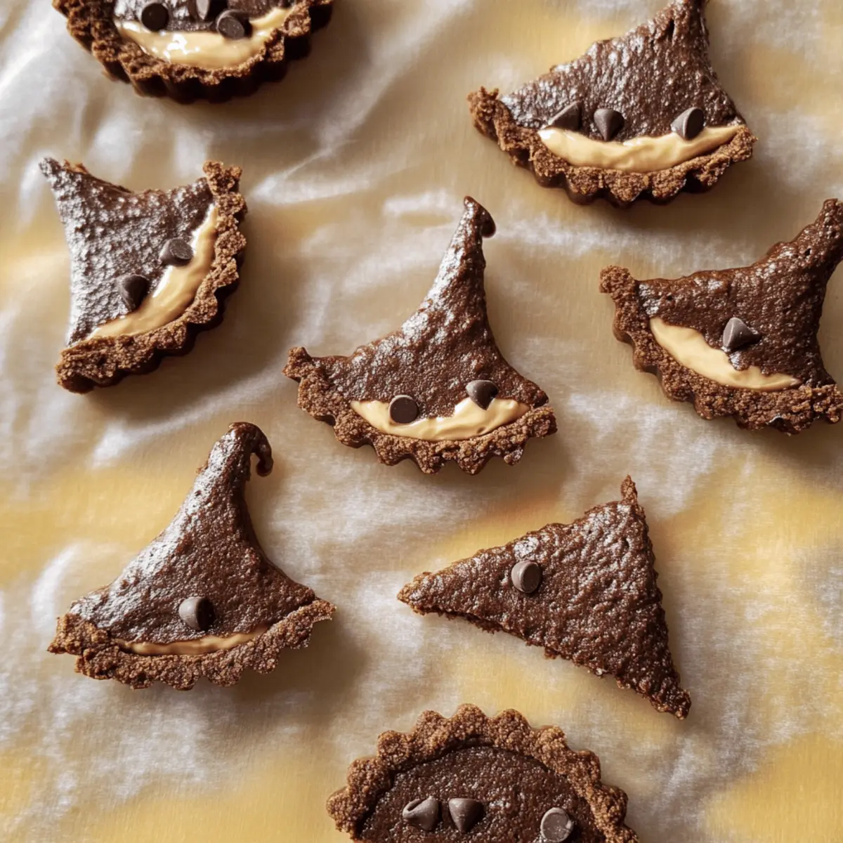 Hats and Bats Chocolate Peanut Butter Tarts dodbh6