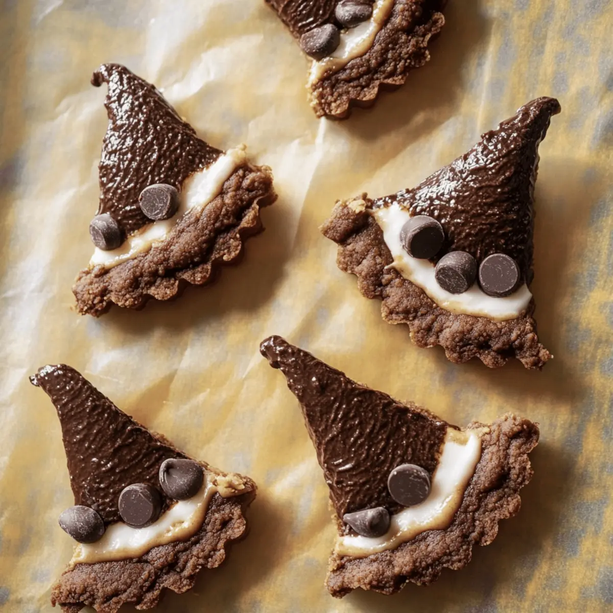 Hats and Bats Chocolate Peanut Butter Tarts ejdh2d