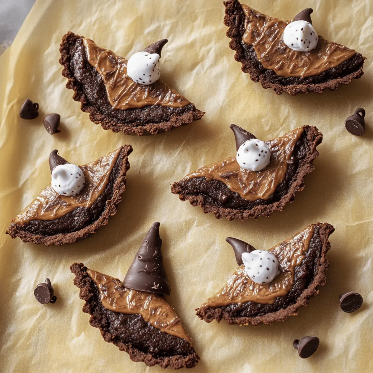 Hats and Bats Chocolate-Peanut Butter Tarts to Satisfy Cravings
