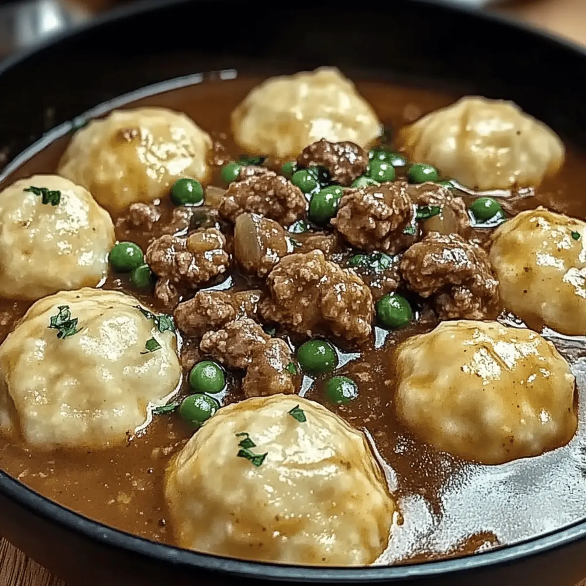 Hearty Ground Beef and Dumplings kvdra1