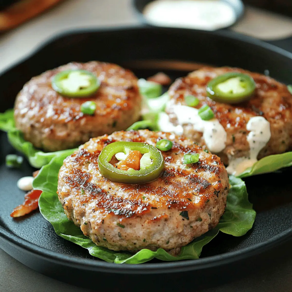 Jalapeño Popper Turkey Burgers for a Spicy Flavor Boost
