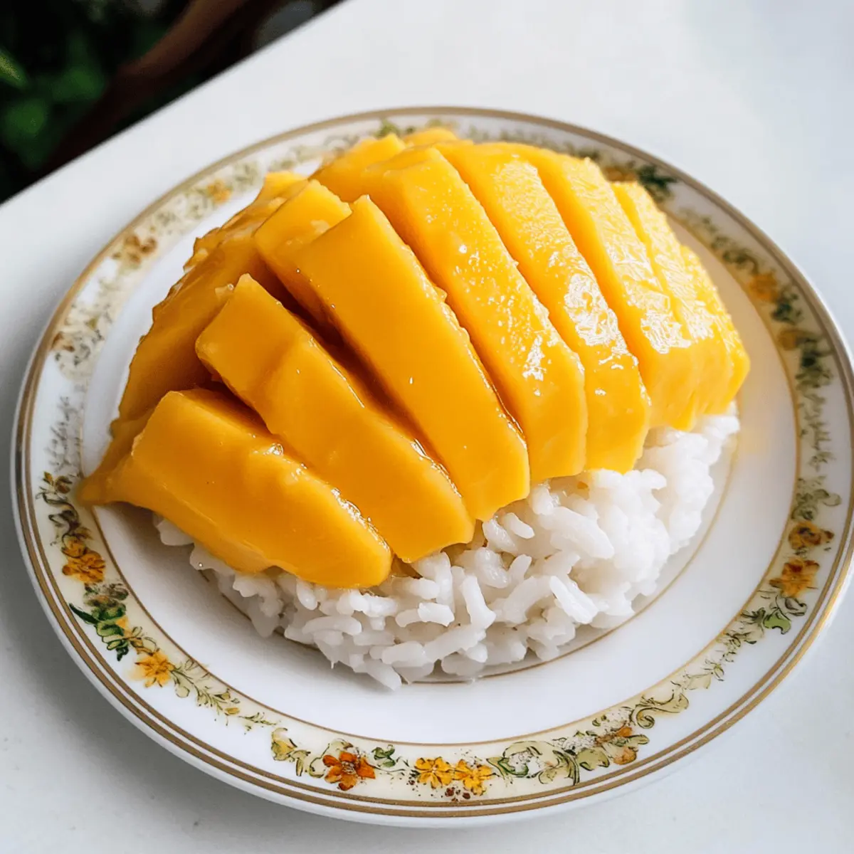 Heavenly Mango Sticky Rice with Creamy Coconut Sauce